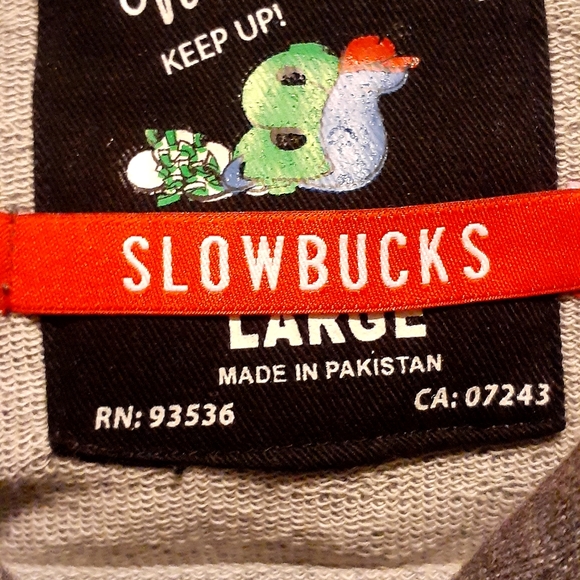 Slowbucks Money Roll Hoodie light Sweatshirt Mens L Grey $100 Graphic Viral Wear - Picture 2 of 8